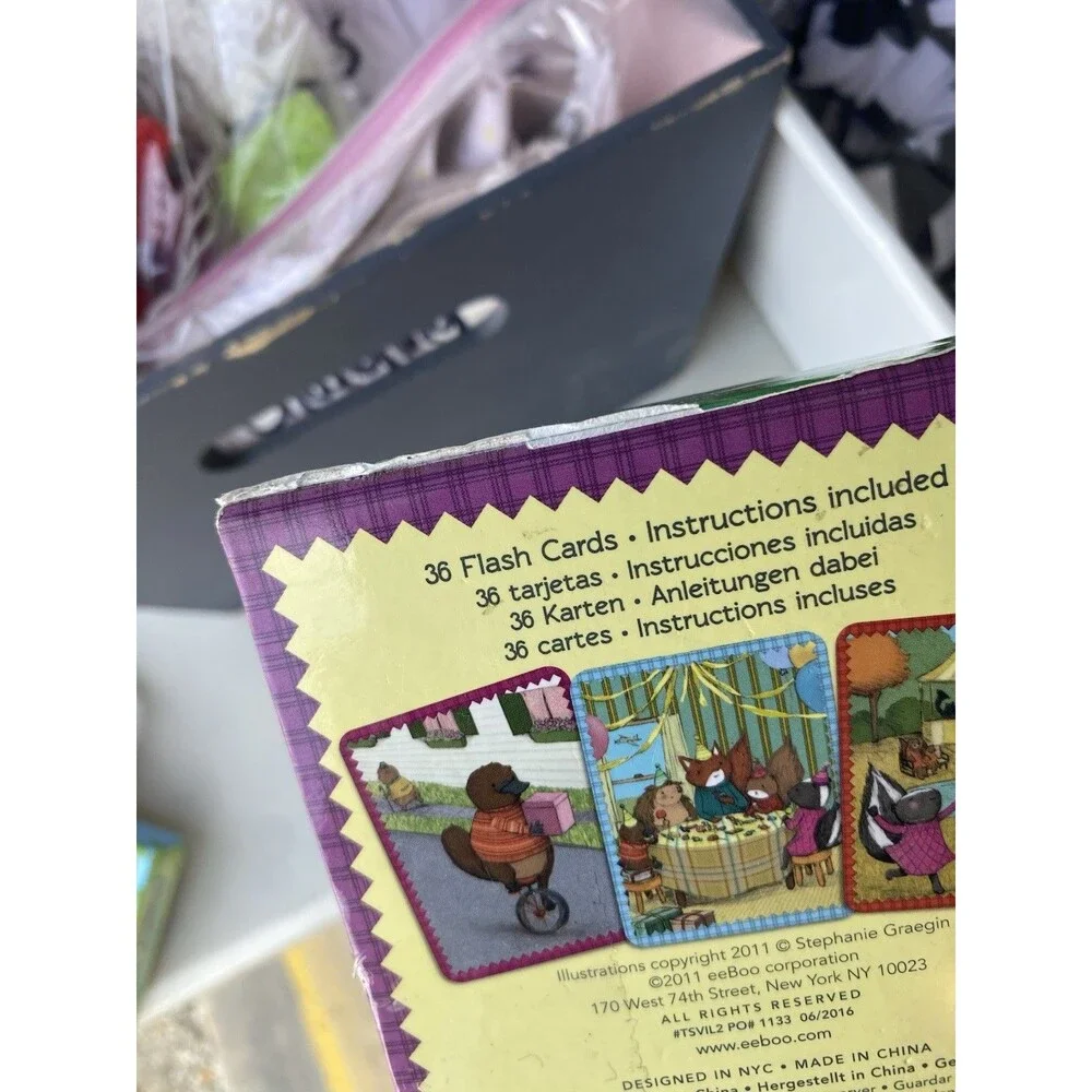 eeBoo Create a Story Cards Mystery in the Forest & Animal Village Lot